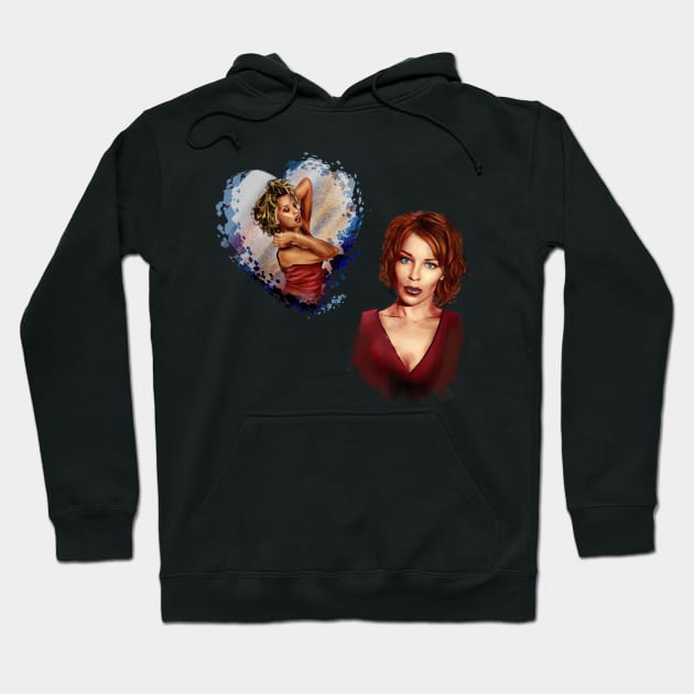 Kylie Minogue - Stickers set 04 Hoodie by micheleamadesi